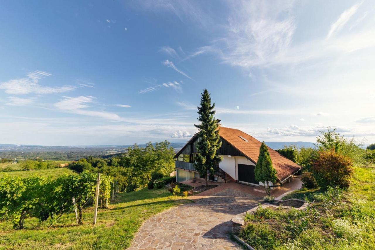 Cosy Hill Home Rucman With A Breathtaking View Zgornja Pohanca Exteriér fotografie